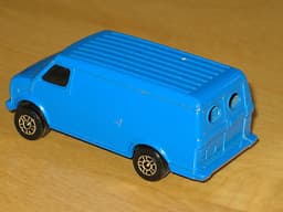RARE CORGI JUNIORS #94 ADIDAS CHEVROLET VAN - RARE BLACK GLASS -DIECAST VEHICLES