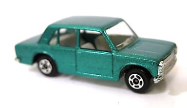 Rare Vintage POLISTIL Fiat 124 Diecast Car Model Italy RJ14 1970\'s Politoys