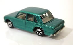 Rare Vintage POLISTIL Fiat 124 Diecast Car Model Italy RJ14 1970\'s Politoys