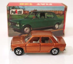 Rare Vintage POLISTIL Fiat 128 Diecast Car Model Italy RJ12 1970\'s Politoys