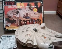 Rare vintage star wars millenium falcon 1979