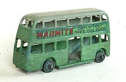 Repainted Vintage Pre War Dinky Toys Double Decker Motor Bus No 29 Marmite.