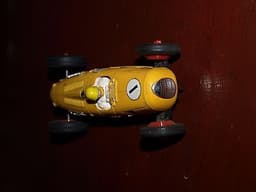 SCALEXTRIC AUTO UNION #1 YELLOW C71 60\'S 1:32 USED - UNBOXED