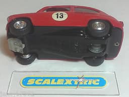 SCALEXTRIC Tri-ang Vintage 1960\'s FIAT TC600 \'BAMBINO\' RED C99 #13 (SUPERB)