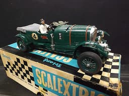 SCALEXTRIC VINTAGE CAR RACING..C/64..BENTLEY (1929)..BOXED IN GOOD CONDITION..