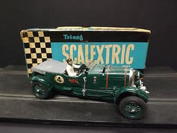 SCALEXTRIC VINTAGE CAR RACING..C/64..BENTLEY (1929)..BOXED IN GOOD CONDITION..