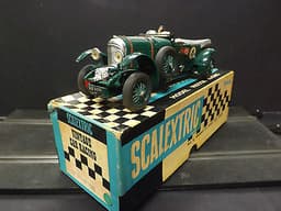 SCALEXTRIC VINTAGE CAR RACING..C/64..BENTLEY (1929)..BOXED IN GOOD CONDITION..