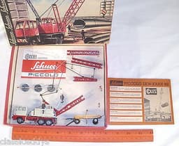 SCHUCO OF GERMANY PICCOLO COLES KRAN 801 CRANE DIECAST TOY BOXED!