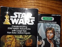 SEALED!~Vintage~1970s~1977~1978~Kenner~Star~Wars~12"~Han~Solo~Doll~figure~lot~15