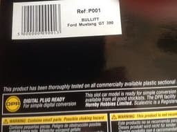 Slot car Steve McQueen, bullitt,Ford Mustang 390GT