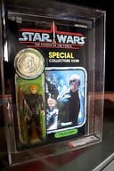 Star Wars Vintage Kenner 1985 POTF Luke Skywalker Jedi Knight AFA 80 MOC