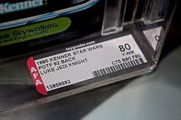 Star Wars Vintage Kenner 1985 POTF Luke Skywalker Jedi Knight AFA 80 MOC