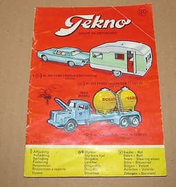 TEKNO DENMARK DIECAST MODEL CATALOGUE