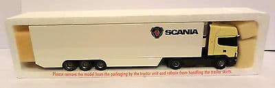 TEKNO SCANIA ARTICULATED LORRY TRUCK DIECAST 1:50 SCALE MODEL ARCTIC BOXED