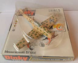 VINT. DINKY DIECAST No726 MESSERSCHMITT B.f.109E+PACKAGING-EXCELLENT CONDITION
