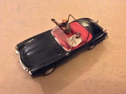 Vintage 1960\'s Triang Scalextric James Bond Mercedes 190sl With Figures