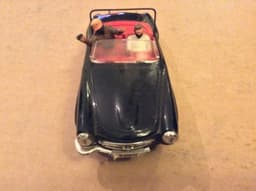 Vintage 1960\'s Triang Scalextric James Bond Mercedes 190sl With Figures