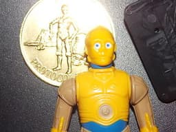 ~~Vintage~1977~1984~1985~Kenner~Star~Wars~cartoon~animated~DROIDS~C3PO~coin~lot~