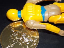 ~~Vintage~1977~1984~1985~Kenner~Star~Wars~cartoon~animated~DROIDS~C3PO~coin~lot~
