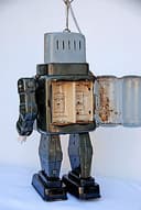 Vintage Alps Spaceman TV, Television Robot 1960\'s Spares/ Repairs