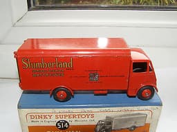 VINTAGE DIECAST METAL DINKY TOYS SUPERTOYS SERIES 514 SLUMBERLAND GUY VAN