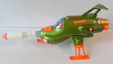 VINTAGE DINKY DIECAST No351 U.F.O INTERCEPTOR WITH ORIGINAL PACKAGING-VERY GOOD