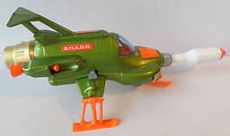 VINTAGE DINKY DIECAST No351 U.F.O INTERCEPTOR WITH ORIGINAL PACKAGING-VERY GOOD