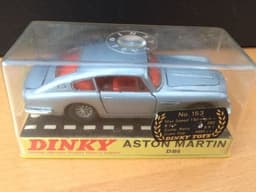 Vintage Dinky toys diecast car boxed Aston Martin DB5 no153 (1460)