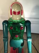 VINTAGE Dux Astroman Robot with Original Dome 50s All four actions work