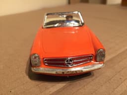 Vintage Exinmex Scalextric C33 Mercedes 250SL Orange / Naranja - Made In Mexico