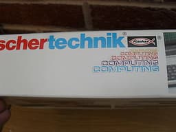 vintage ? fischer technik construction kit computing robots unused sealed