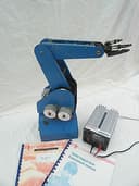 Vintage L.J Electronics large metal educational robot arm 1990 - Tara / Armdroid