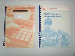 Vintage L.J Electronics large metal educational robot arm 1990 - Tara / Armdroid