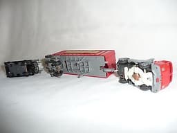 VINTAGE MINIC MOTORWAY ROADRAILER SET RM925 OLD TRIANG SLOT CAR TOY TRUCK SET