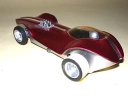 Vintage MPC Dean Jeffries Manta Ray 1/24 Dream Slot Car in Red - Excellent