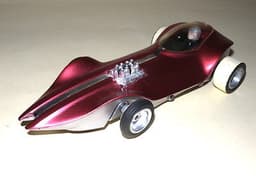 Vintage MPC Dean Jeffries Manta Ray 1/24 Dream Slot Car in Red - Excellent