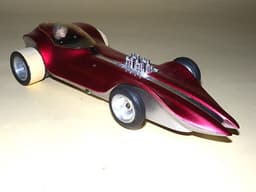 Vintage MPC Dean Jeffries Manta Ray 1/24 Dream Slot Car in Red - Excellent