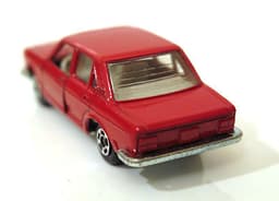 Vintage POLISTIL Fiat 132 GLS Diecast Red Car Model Italy RJ15 RJ  Politoys