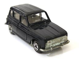 Vintage POLISTIL Renault 4 Diecast  Blue Car Model Italy RJ22 1970\'s Politoys