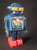 VINTAGE SPACE GALAXY ROBOT FUTURISTIC B/O TOY TIN & PLASTIC JAPAN JUNIOR TOYS