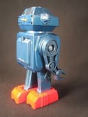 VINTAGE SPACE GALAXY ROBOT FUTURISTIC B/O TOY TIN & PLASTIC JAPAN JUNIOR TOYS