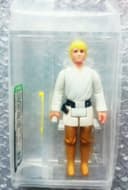 Vintage Star Wars Action Figure Luke Skywalker (Blonde Hair) CH AFA 85 Graded