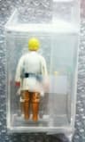 Vintage Star Wars Action Figure Luke Skywalker (Blonde Hair) CH AFA 85 Graded