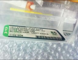 Vintage Star Wars Action Figure Luke Skywalker (Blonde Hair) CH AFA 85 Graded