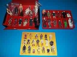 VINTAGE STARWARS Action Figure LOT WITH GUNS WEAPONS BLUE SNAGGLETOOTH ROTJ POTF