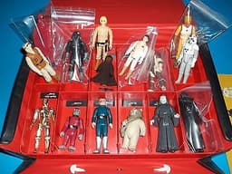 VINTAGE STARWARS Action Figure LOT WITH GUNS WEAPONS BLUE SNAGGLETOOTH ROTJ POTF