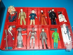VINTAGE STARWARS Action Figure LOT WITH GUNS WEAPONS BLUE SNAGGLETOOTH ROTJ POTF