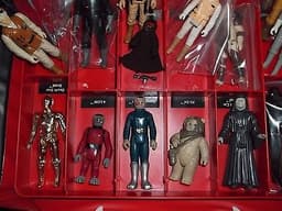 VINTAGE STARWARS Action Figure LOT WITH GUNS WEAPONS BLUE SNAGGLETOOTH ROTJ POTF