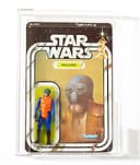 Walrus Man - AFA 80 - 21 Back B - 1979 Kenner - Star Wars vintage Unpunched