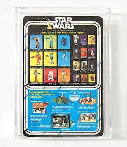 Walrus Man - AFA 80 - 21 Back B - 1979 Kenner - Star Wars vintage Unpunched